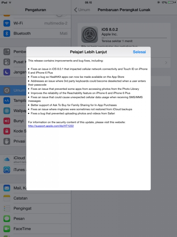 Upgrade iPhone & iPad Anda dengan iOS 8.0.2