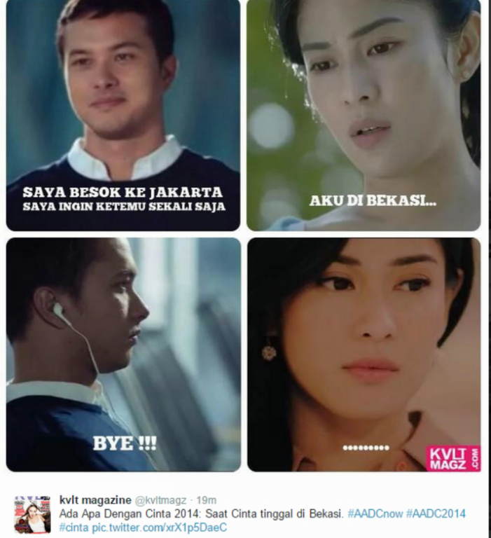 Iklan Line Bertajuk Mini Drama Ada Apa Dengan Cinta Jadi Buah Bibir
