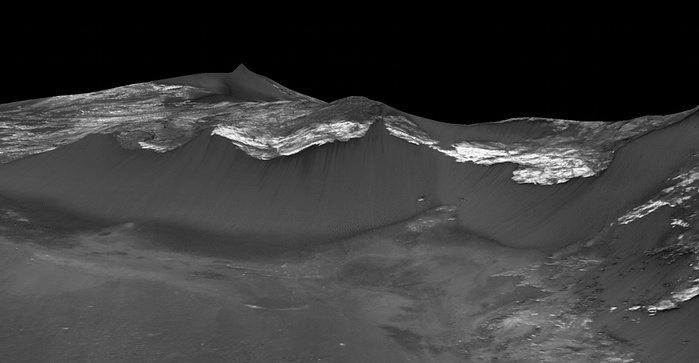 Foto-Foto Lokasi Penemuan Air di Planet Mars 