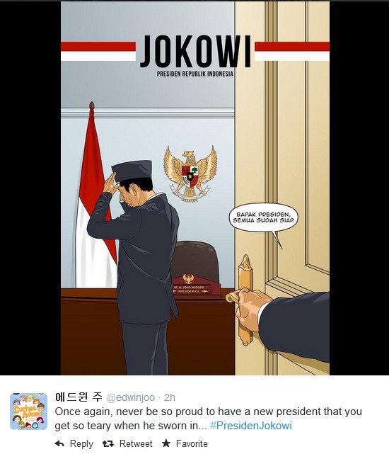 #PresidenJokowi Jadi Trending Topic Dunia
