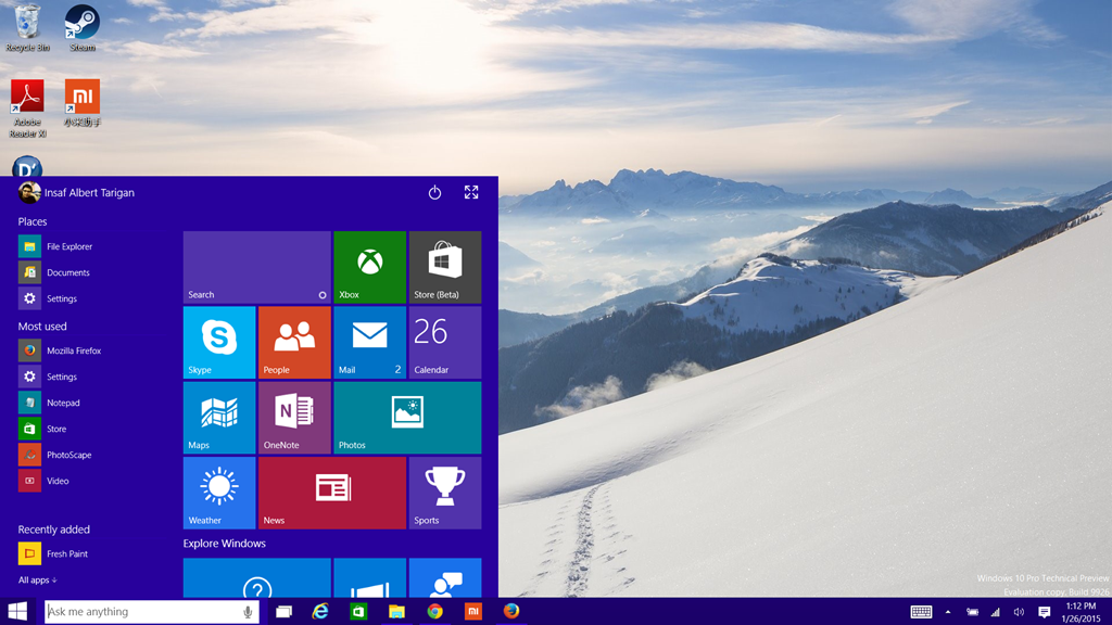 Mengulik Fitur Baru Windows 10