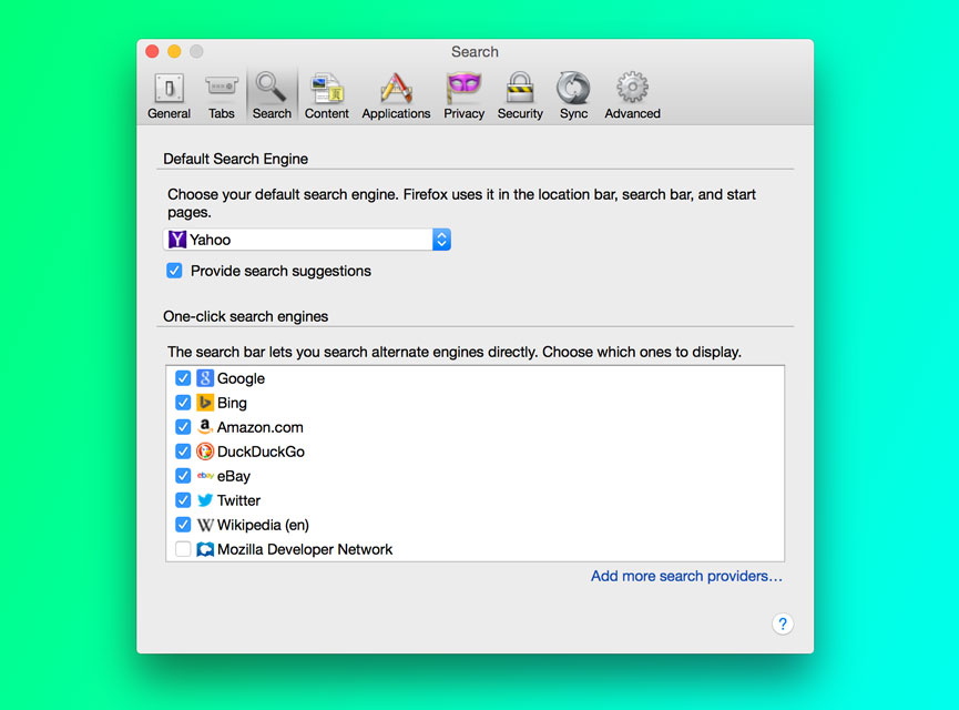 Penampakan Mesin Pencari Baru di Mozilla Firefox 