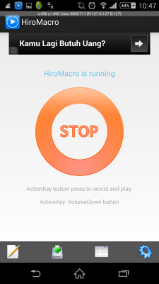 HiroMacro, Memutar dan Merekam Script dengan Mudah