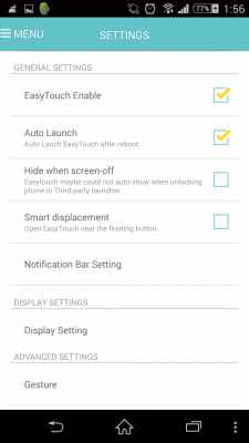 EasyTouch, Memberikan Jalan Pintas untuk Membuka Berbagai Aplikasi