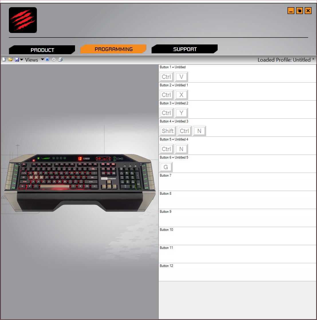 MadCatz V.7 Cyborg, Nyaman untuk Mengetik dan Bermain Game