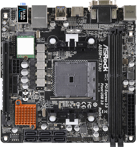ASRock Kenalkan Motherboard Mini-ITX AMD A88M-ITXac