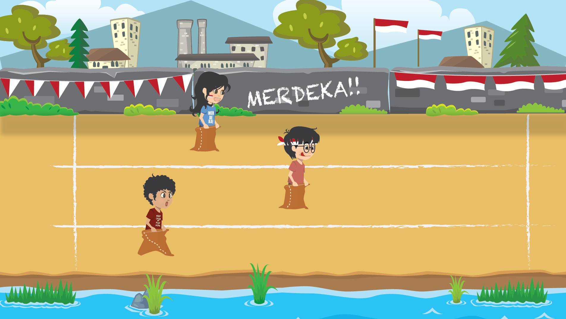 Rayakan Kemerdekaan dengan Game Karung Merdeka
