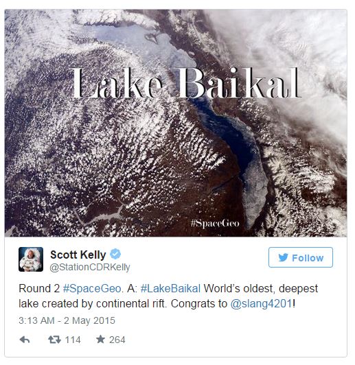 Astronot ISS Adakan Kuis Geografi Setiap Minggu Lewat Twitter 