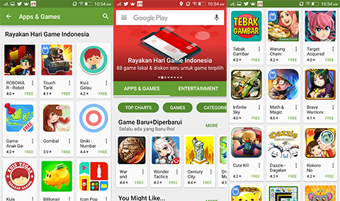 88 Game Lokal Ramaikan Hari Game Indonesia di Google Play