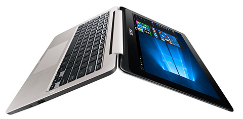 ASUS VivoBook Flip TP200, Laptop Hibrida Berlayar Lipat