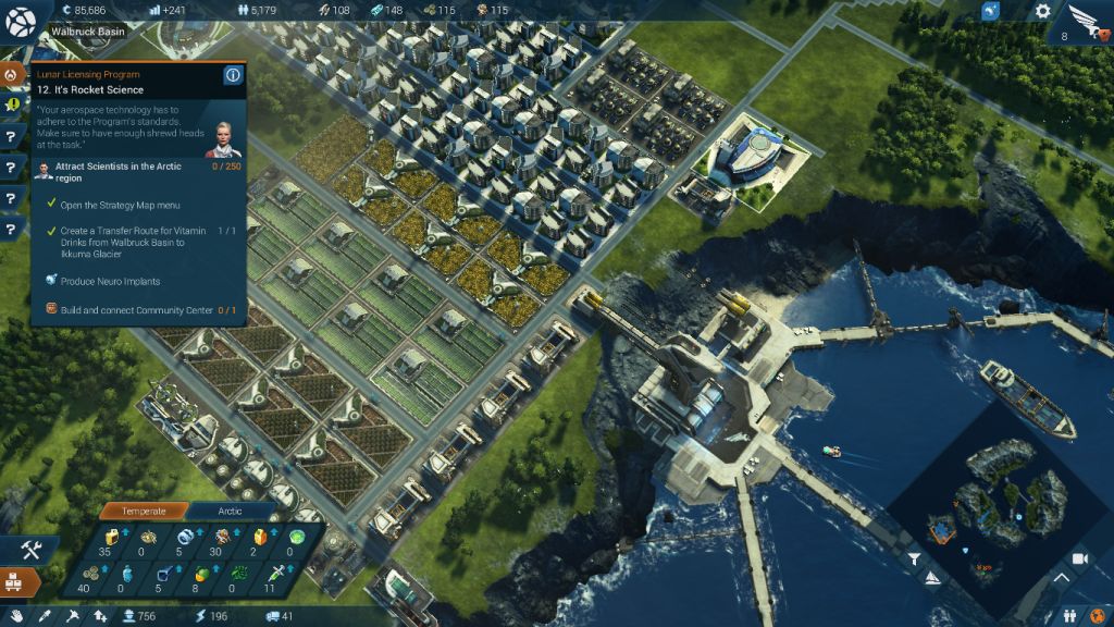 Belajar Membangun Koloni di Antartika dan Bulan dalam ANNO 2205