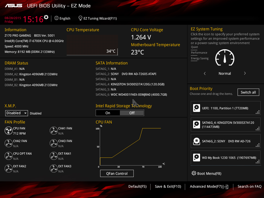 Asus Z170 Pro Gaming Kencang Untuk Kelas Menengah