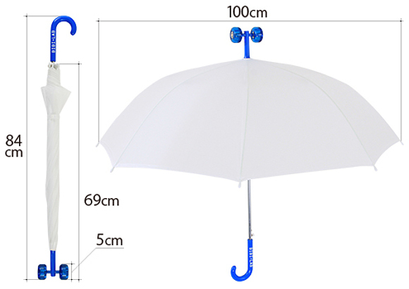 Payung Unik Ini Punya Roda, untuk Apa?