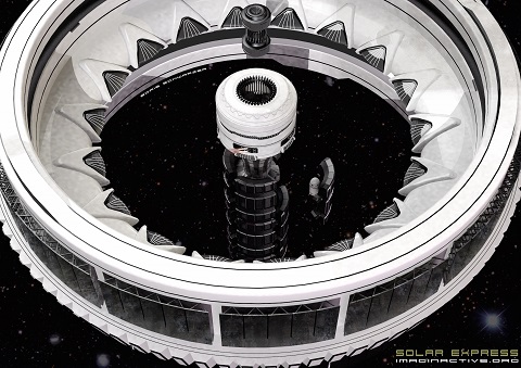 Ini Konsep Kereta Antar Planet Bumi dan Mars