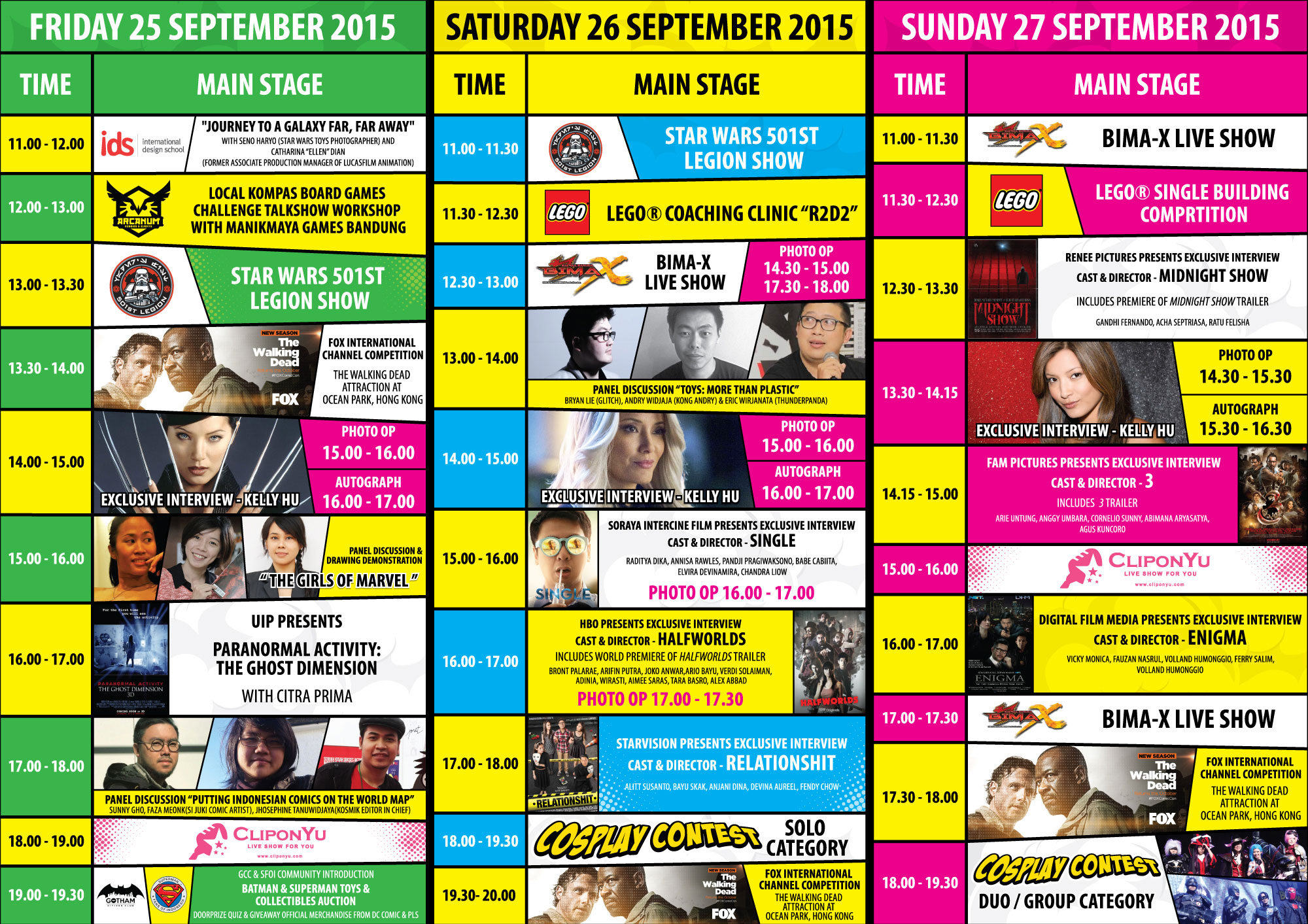 Jakarta Comic Con Sebentar Lagi Digelar, Ini Dia Jadwal Acaranya