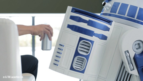 Di Jepang Ada Kulkas Robot Star Wars R2-D2