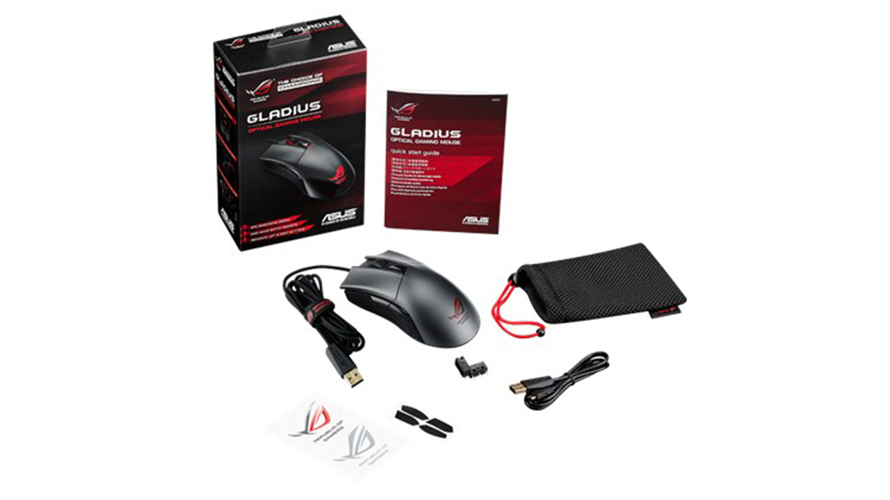 ASUS ROG Gladius, Mouse Gaming Optik Kokoh Dilengkapi Suku Cadang