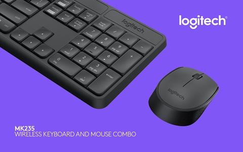 Keyboard-Mouse Combo Logitech MK235 Dipatok Harga Ekonomis