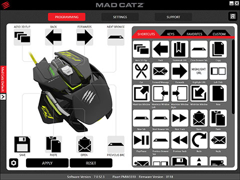Mad Catz R.A.T Pro S, Presisi, Ergonomis, Fleksibel