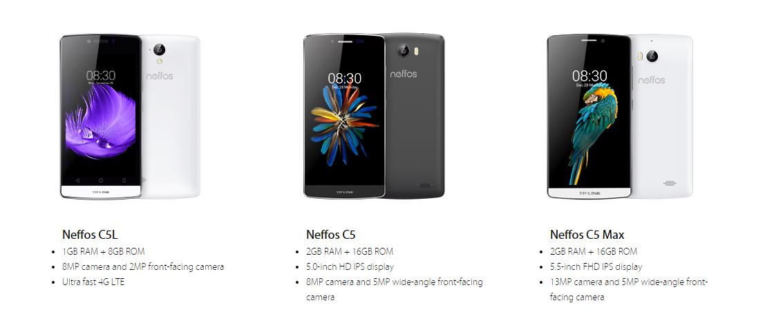 Spesifikasi Smartphone Perdana TP-LINK Neffos C5 Series