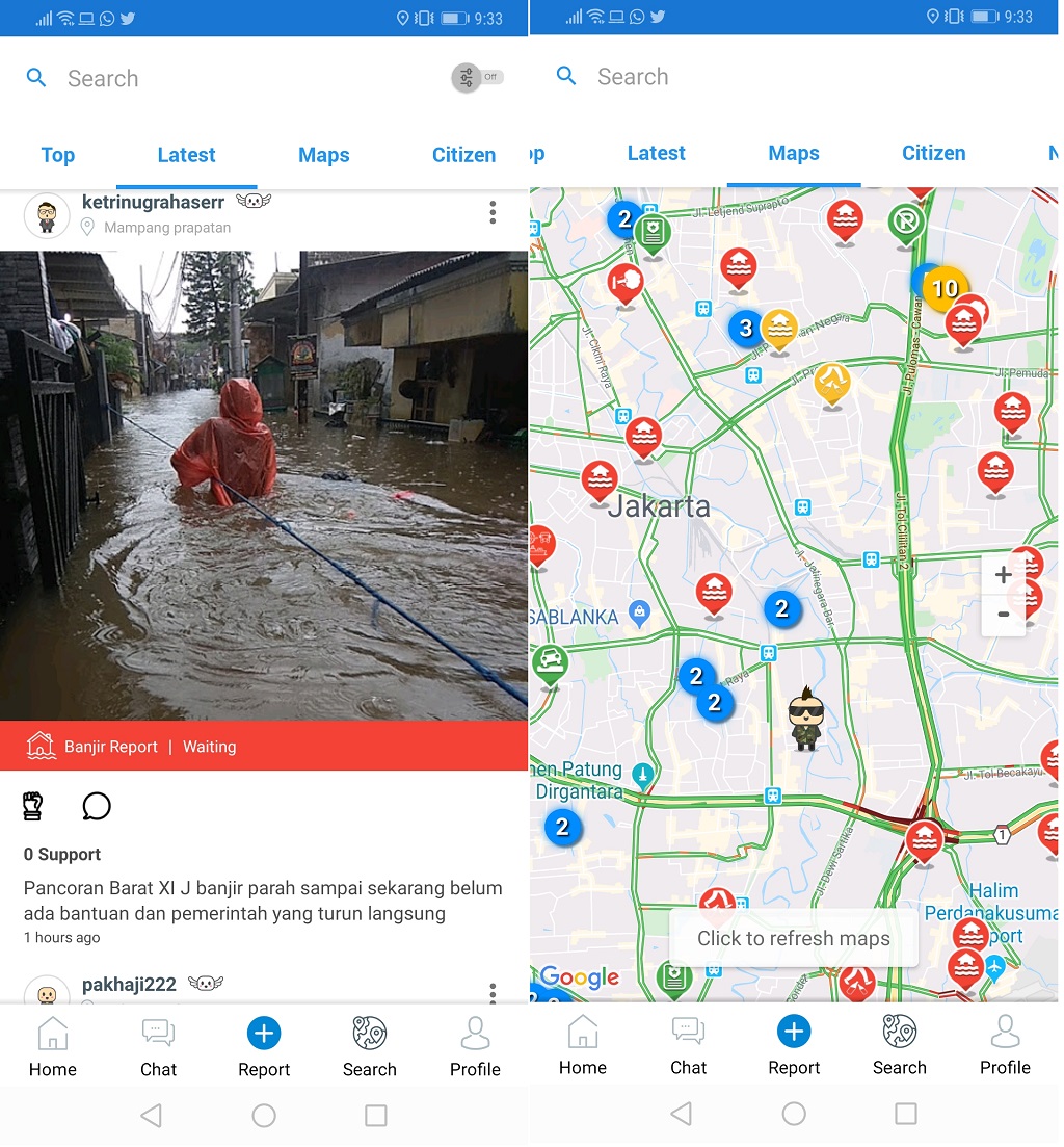 Mudah, Begini Cara Pantau Banjir Terkini di Jakarta dan Sekitarnya