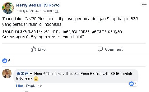 Siapa Cepat Bawa Snapdragon 845 ke Indonesia, LG atau ASUS?