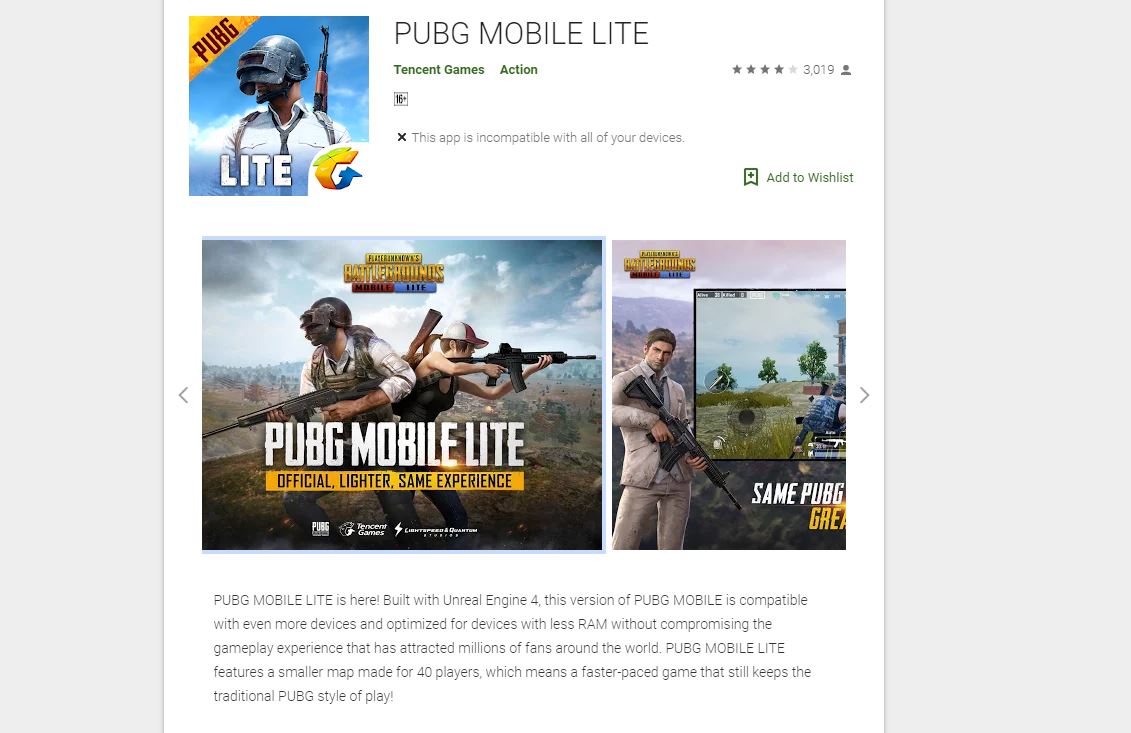 Tencent Punya PUBG Mobile Lite untuk Ponsel Murah