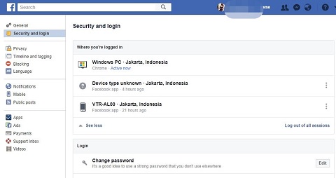 Lupa Pernah Buka Facebook Di Perangkat Lain Begini Cara