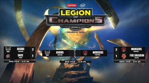 Hong Kong dan Filipina Perebutkan Juara Legion of Champions 2018