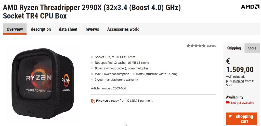 Belum Rilis, Detil AMD Threadripper Generasi ke-2 Ketahuan