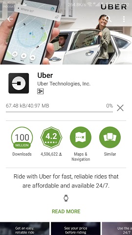 Aplikasi Uber di Indonesia Akhirnya Tamat