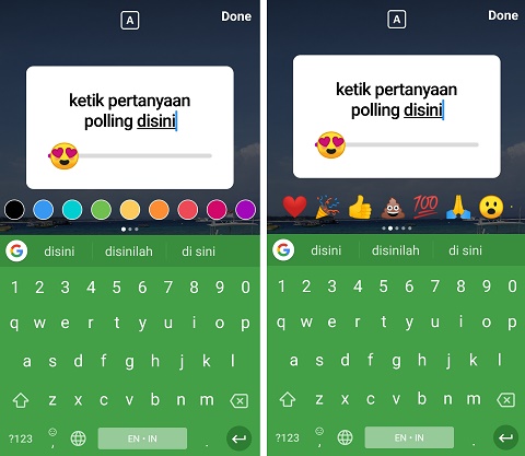 Voting di Instagram Stories Pakai Emoji, Caranya?