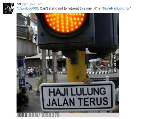 #SaveHajiLulung: Satir, Penuh Humor, Mudah Dimemekan