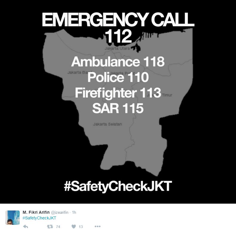 Netizen Sebarkan Semangat #KamiTidakTakut Melalui Foto di Twitter 