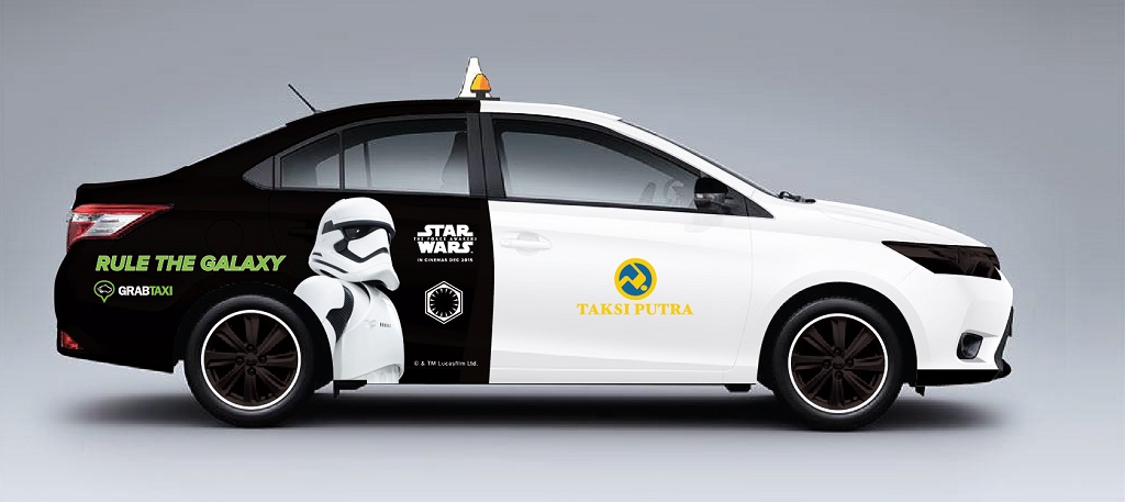 GrabTaxi Sediakan Kendaraan Bertema Star Wars
