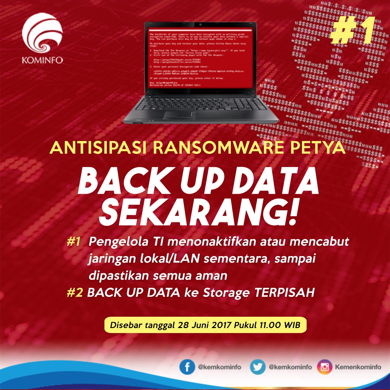 Ransomware Baru Merebak, Ini Saran dari ID-SIRTII