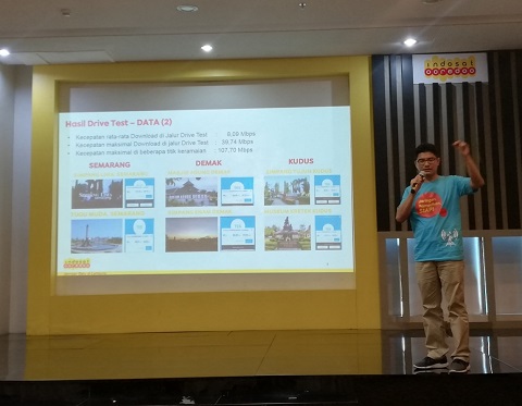 Indosat Ooredoo Uji Jaringan ke Jalur Mudik Semarang