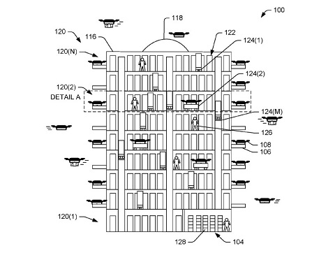 Amazon Ingin Buat Sarang Drone Pengantar Barang