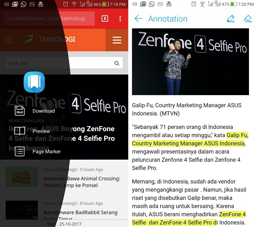ASUS ZenFone 4 Selfie Pro, Bukan Cuma Soal Selfie