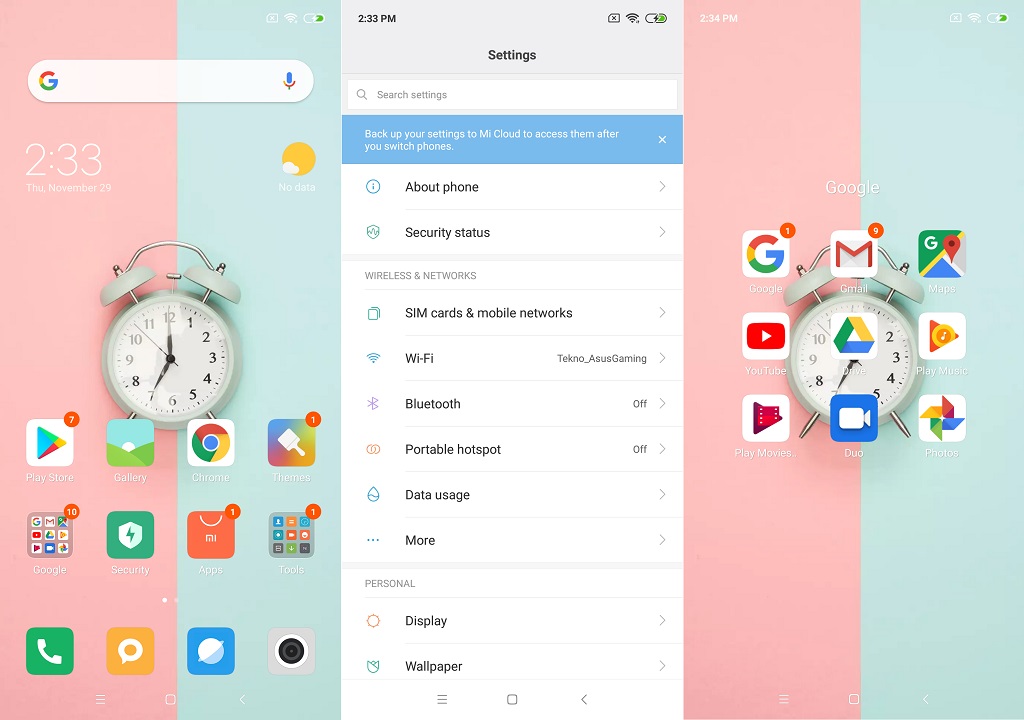 xiaomi mi 8 lite memang tampil lebih mewah