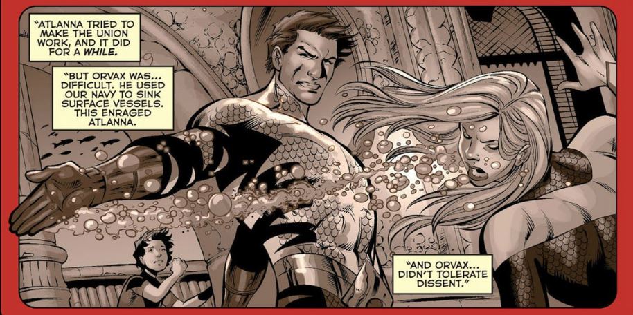 Orvax, Penjahat Sebenarnya dari Film Aquaman