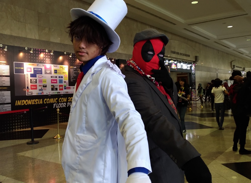 Cosplayer Tampil Penuh Gaya di Indonesia Comic Con
