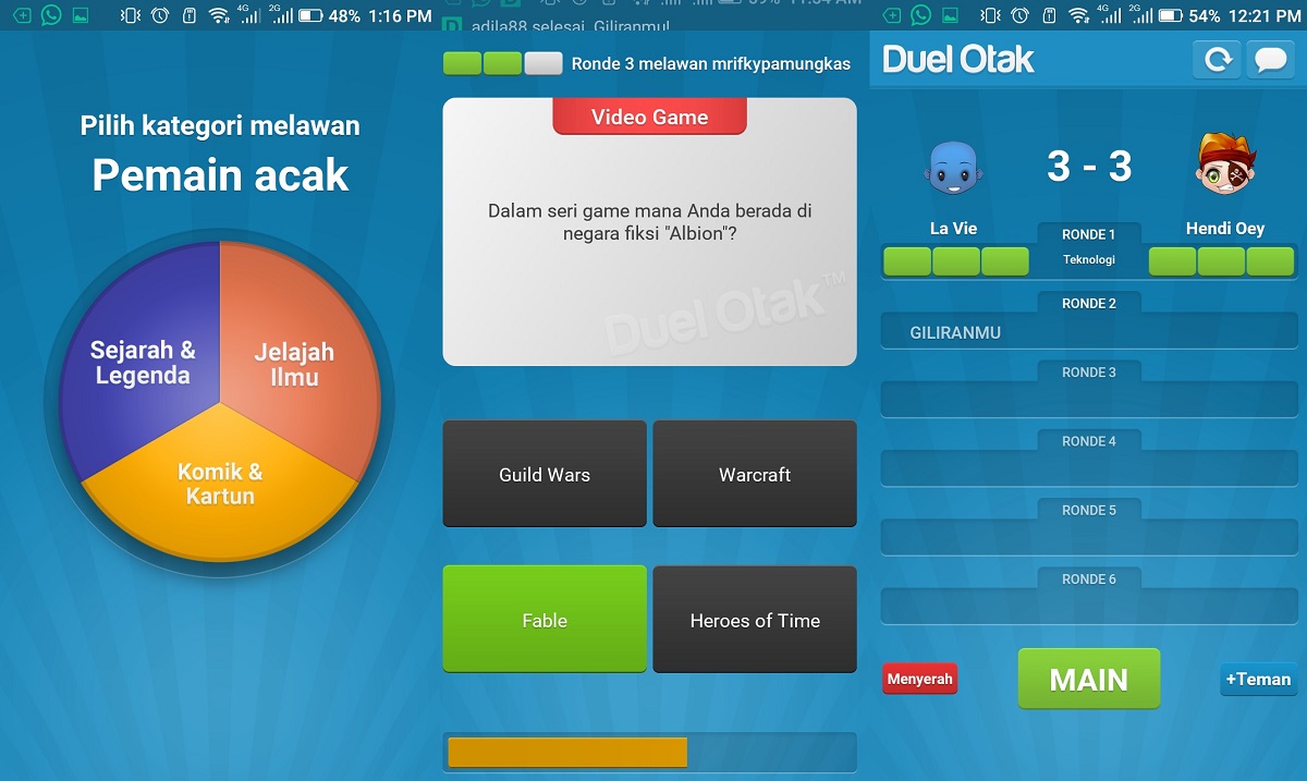Duel Otak, Permainan yang Mengasah Pengetahuan Anda
