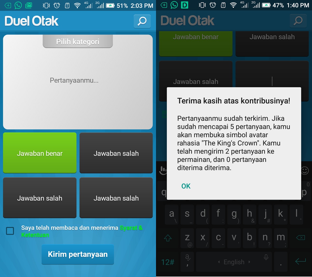 Duel Otak, Permainan yang Mengasah Pengetahuan Anda