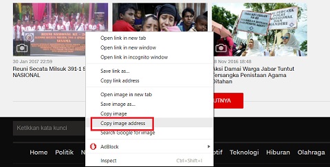 Cara Menelusuri Sumber Gambar via Google Images