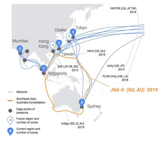 Google Gelar Kabel Bawah Laut Jepang-Guam-Australia
