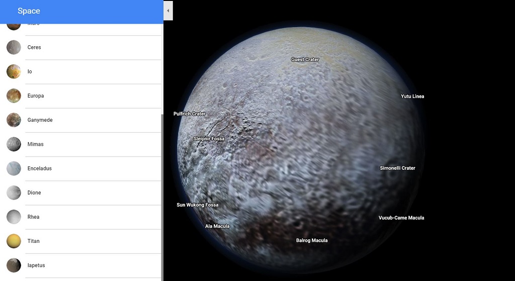 Anda Bisa Jelajahi Pluto via Google Maps
