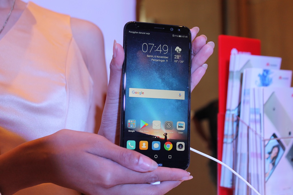 Inilah Ponsel 4 Kamera, Huawei Nova 2i