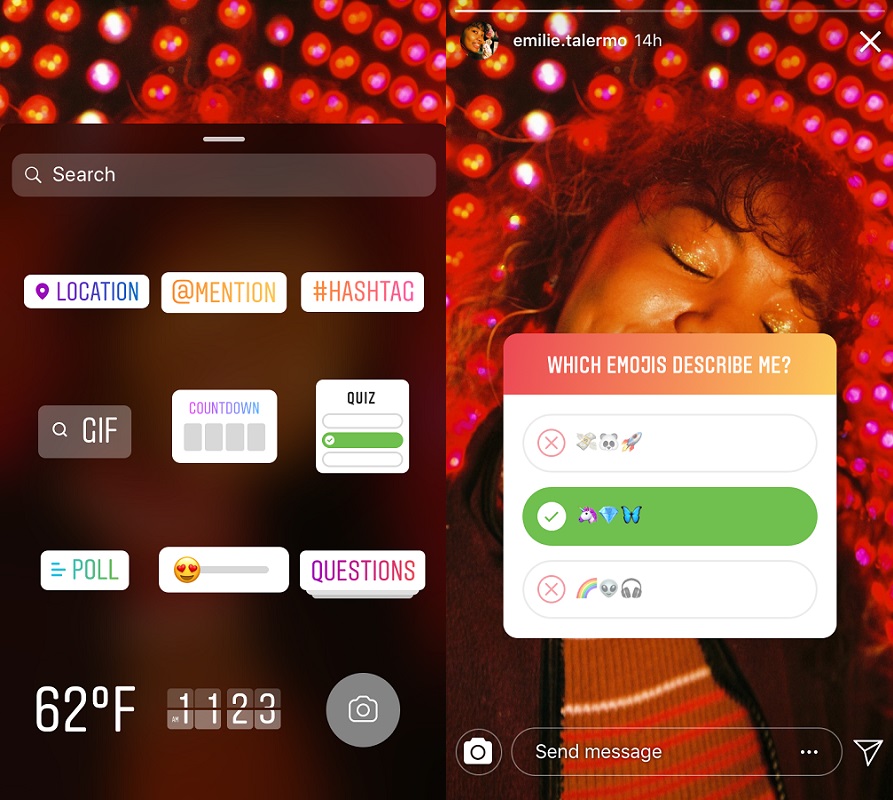 Instagram Perkenalkan Stiker Kuis