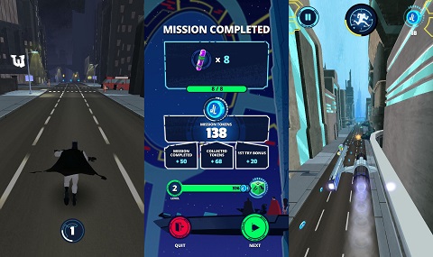 Justice League Action Run, Game Action Runner dari DC Comics